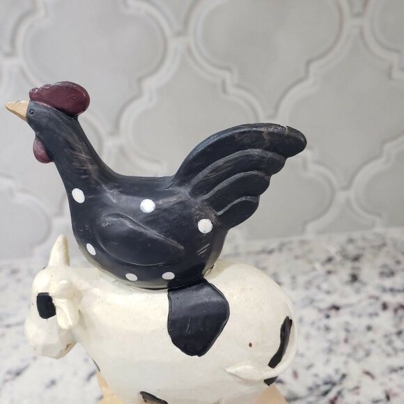 Maison Rouge Friends Farmyard Stacked Animals Sheep Pig Cow Chicken Figurine - Picture 6 of 8